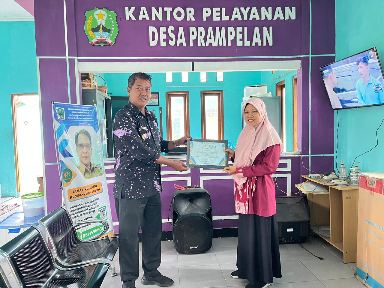 DESA PRAMPELAN RAIH PENGHARGAAN DESA STBM 5 PILAR TAHUN 2025